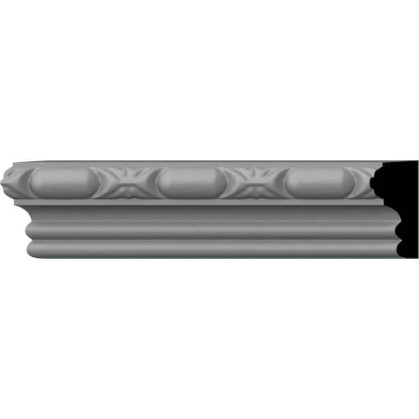 Ekena Millwork SAMPLE - 7/8 in. x 12 in. x 1-3/4 in. Polyurethane Classic Barrel Panel Moulding