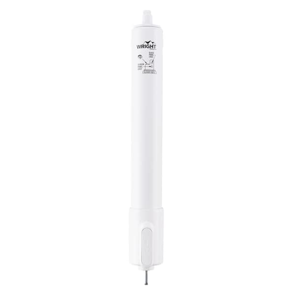 Heavy Duty Pneumatic Screen and Storm Door Closer with EZ-HOLD, White