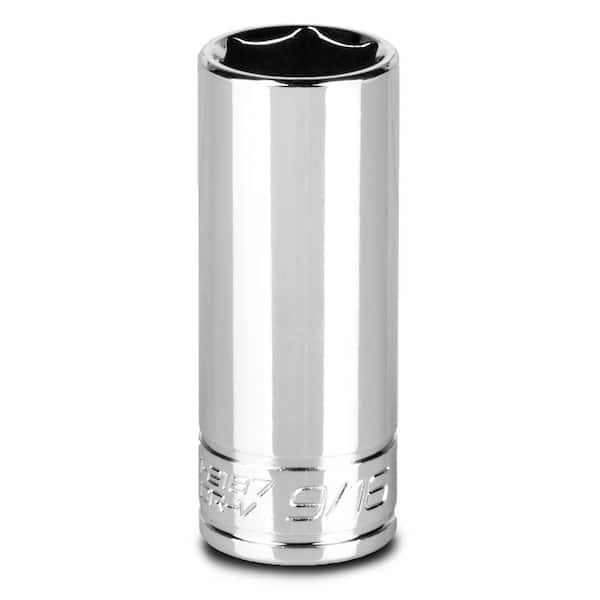 Capri Tools 1/4 in. Drive 9/16 in. 6-Point SAE Deep Socket