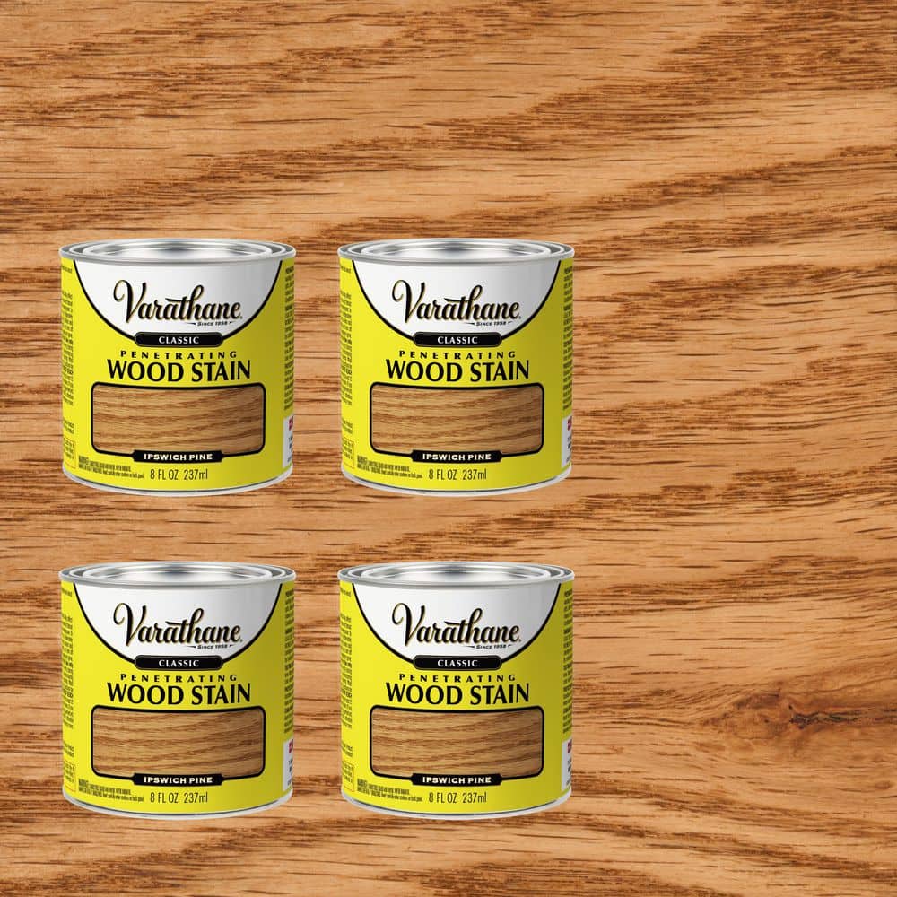 Varathane 8 oz. Ipswich Pine Classic Interior Wood Stain (4-Pack