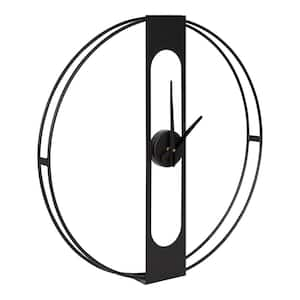 Urgo Black Analog Wall Clock