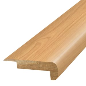 Blonde 0.75 in. T x 2.37 in. W x 78.7 in. L Laminate Stair Nose Molding