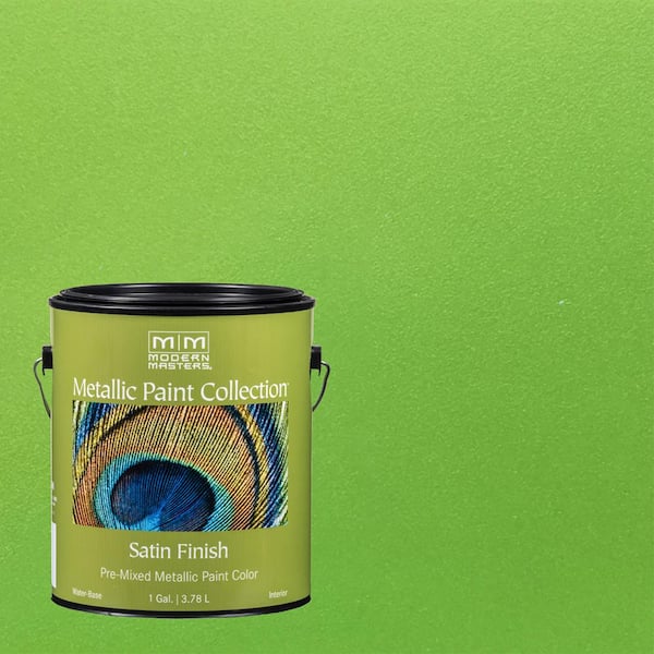Modern Masters 1 gal. Green Apple Water-Based Satin Metallic Interior Paint