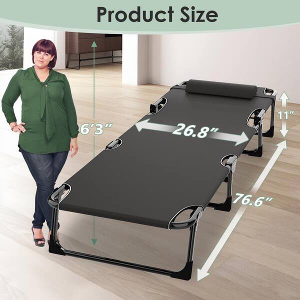 SEEUTEK Dgsea 3 in 1 Folding Portable Camping Cot Bed