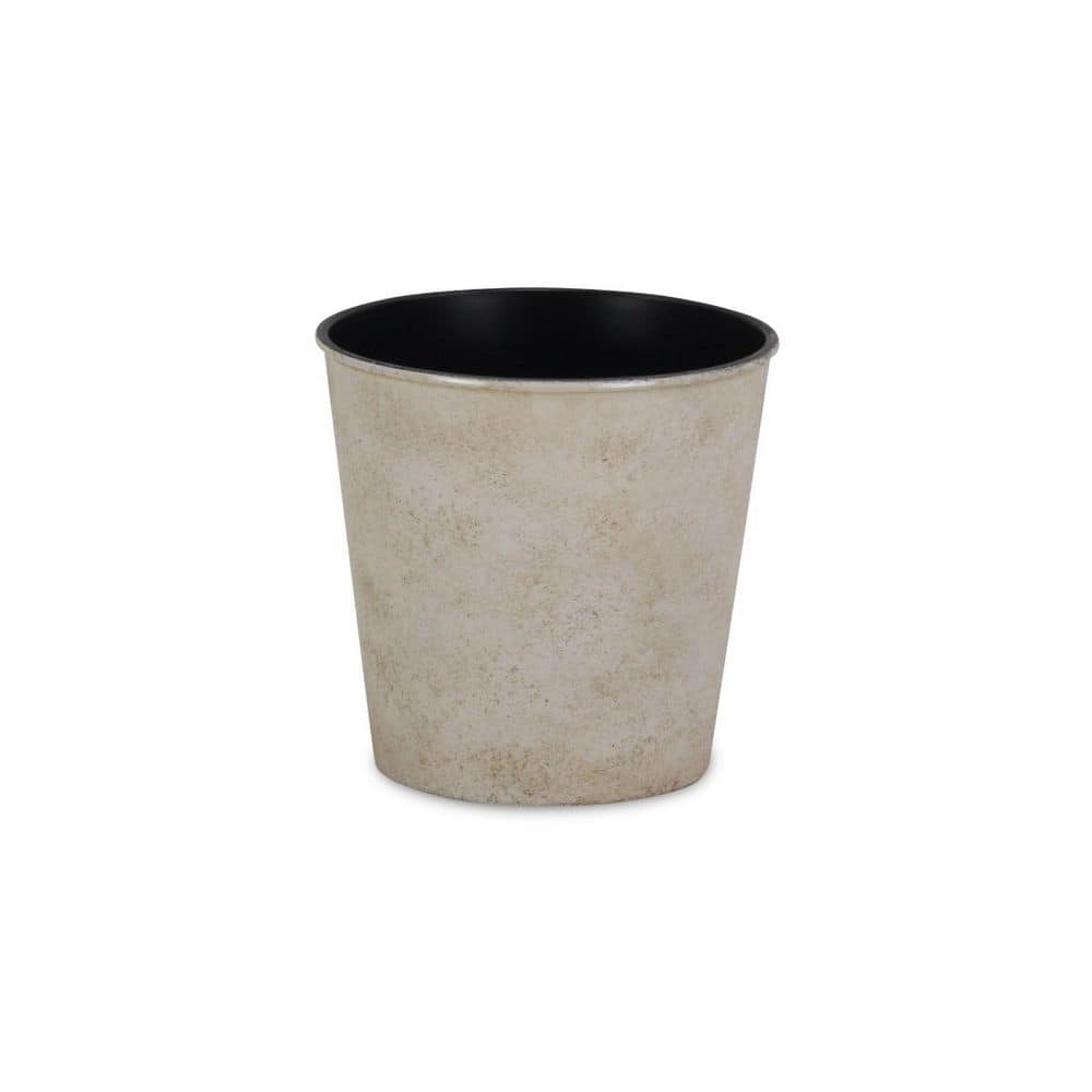 51 gal. Cream Indoor Plastic Round Planter with Weather Resistance (5.25 in. L x 5.25 in. W x 5 in. H) 1-Pack price history on PriceWatchPro