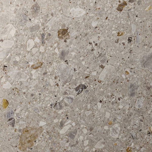 Luxe Terrazzo Earth 47.16 in. x 47.16 in. Terrazzo Look Matte Porcelain Floor and Wall Tile (30.98 sq. ft. / Case)