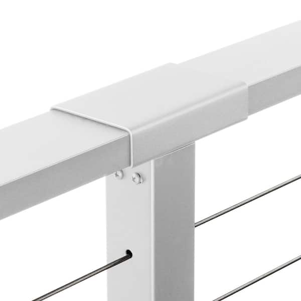 12 ft. Stair Cable Railing, White