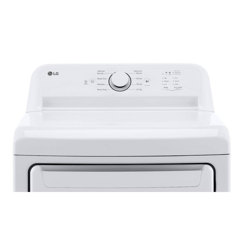 7.3 Cu. Ft. White Smart Electric Dryer with Moisture Sensing
