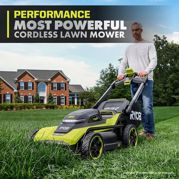 RYOBI 40V HP 21 in. Brushless Cordless Cross Cut Self-Propelled