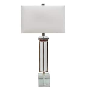 Linetta II 31.75 in. Polished Nickel Table Lamp