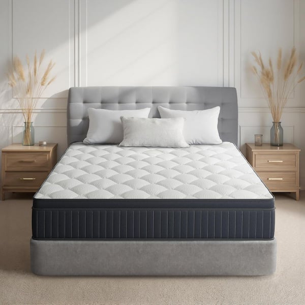 Babo Care Hybrid Series Full Medium Gel Memory Foam 10 in. Bed-in-a-Box Mattress