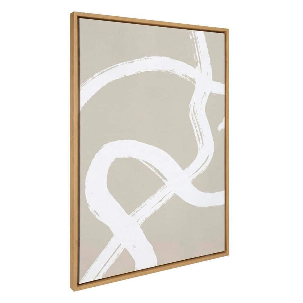 "Sylvie ""White Lines"" by Rocket Jack Framed Abstract Art Print 28 in. x 38 in." price history on PriceWatchPro