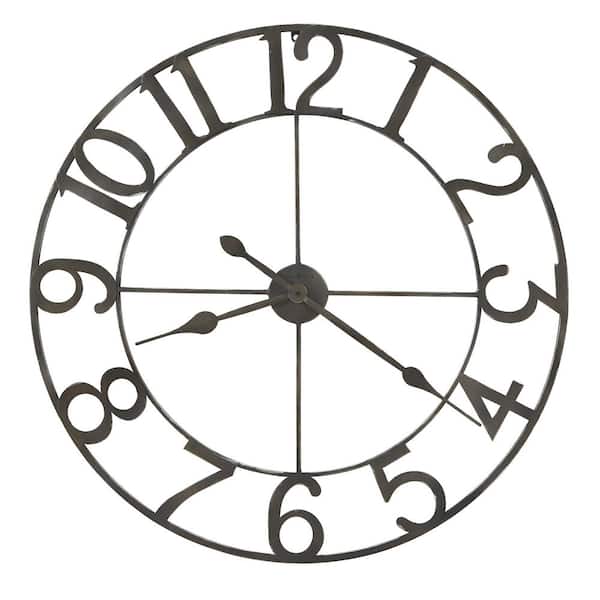 Howard Miller Artwell Black Wall Clock