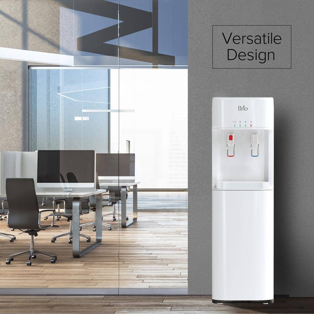 Brio White Bottleless Water Dispenser with Ultrafiltration and LED Indicators
