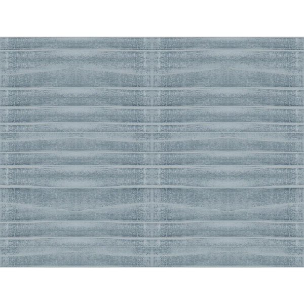 Unbranded Grey Stone Blue Matte Paper Non-Pasted Wallpaper