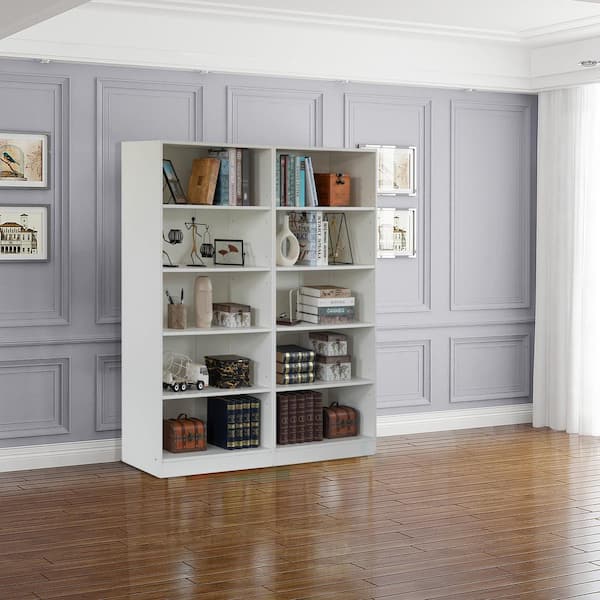 Tall Bookcase in White, 60