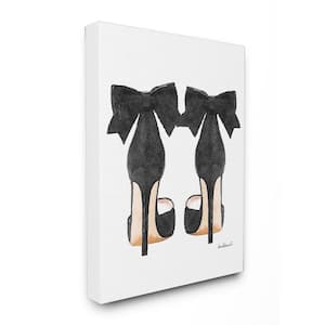Stupell Industries Cream Bow Heels High Fashion Glam Bookstack