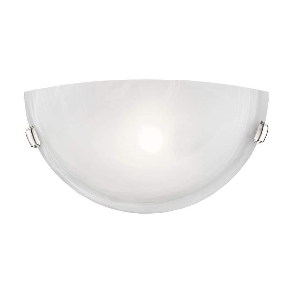 Contour Lines 8''x16'' Brushed Nickel Dimmable Wall Sconce