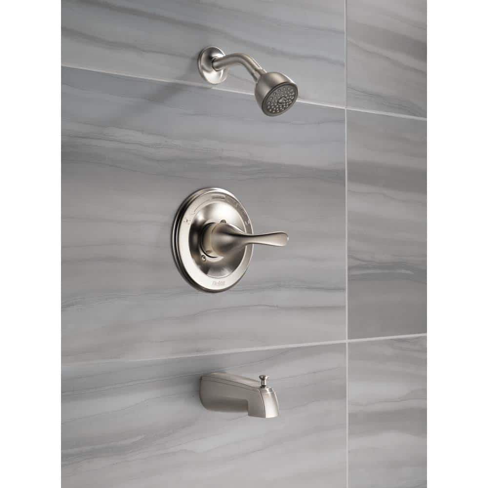 Contemporary Stainless Steel Single-Function Shower Faucet Set
