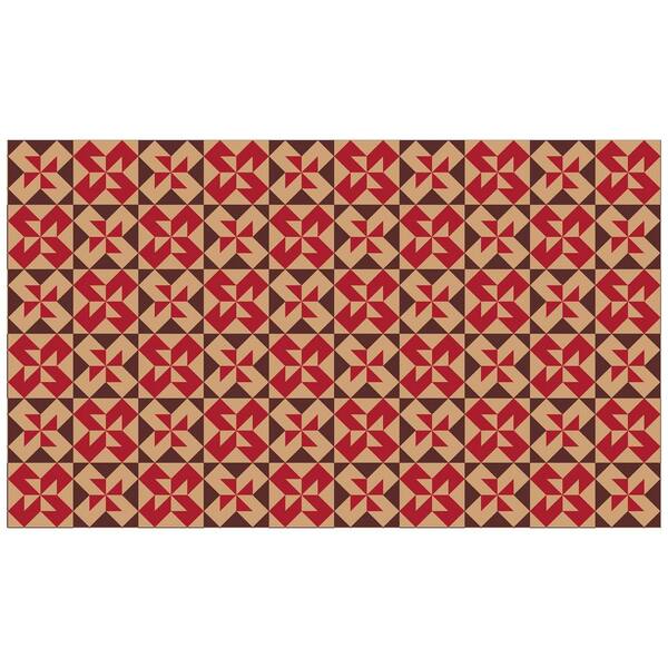 Bungalow Flooring FlorArt Micro Check Canvas 2x3 Low Profile Floor