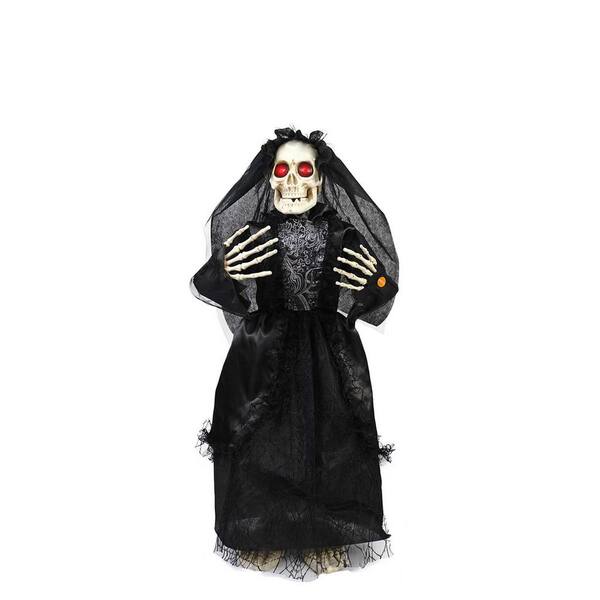 Home Accents Holiday 36 in. Animated Bride with LED Eyes