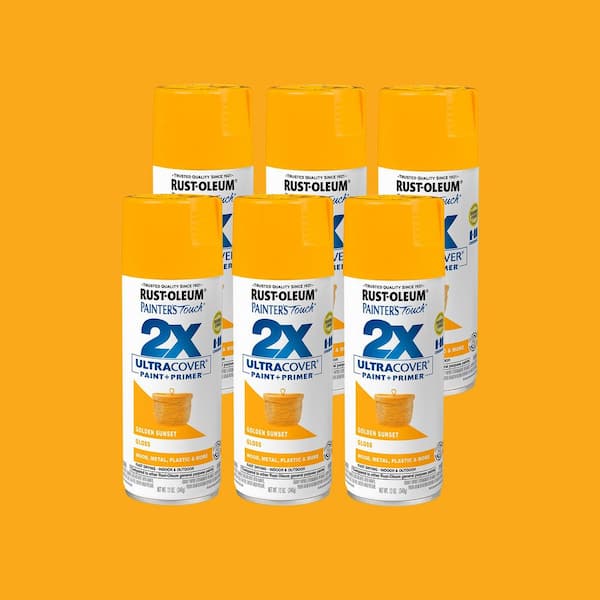 12 oz. Gloss Golden Sunset General Purpose Spray Paint (6-Pack)