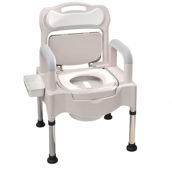 Portable Bedside Commodes, Bedside Toilet, Commode Chair, Height Adjustable Adult Potty Chair for Seniors