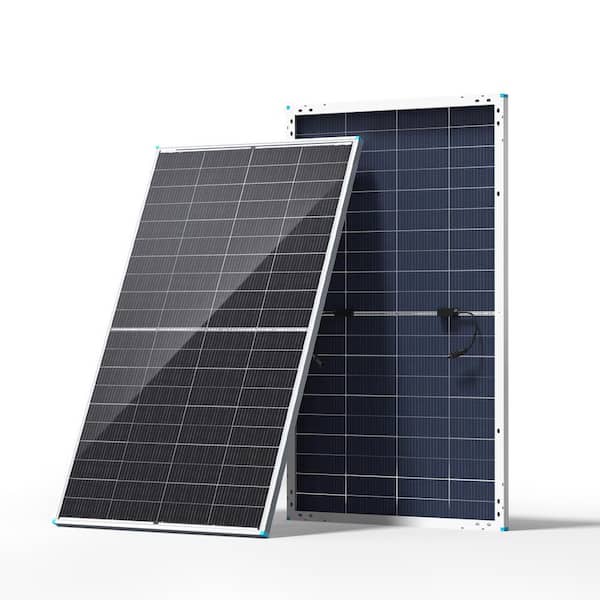 Bifacial 200-Watt N-Type 16BB Monocrystalline Solar Panel Backup Power Double-Side 25% High-Efficiency PV Module for RV