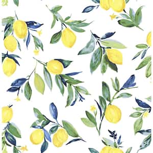 Lemon Drop Yellow Yellow Wallpaper Sample