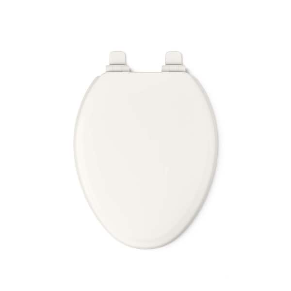 KOHLER Ridgewood Round Closed Front Toilet Seat in Biscuit