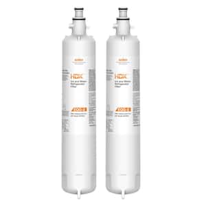 EQG-2 Premium Refrigerator Water Filter Replacement for GE RPWFE (2-Pack)