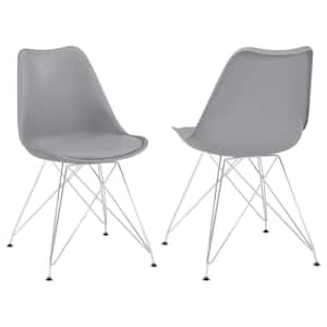 Juniper Gray Fabric Set of 2 Side Chairs