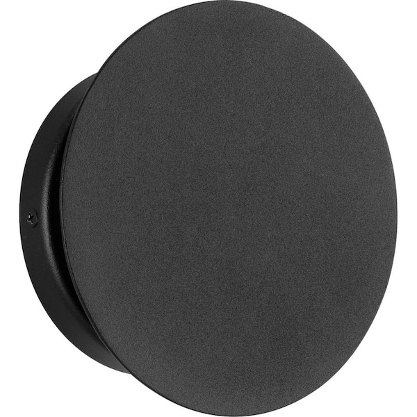 Progress Lighting Z-2025 LED Collection 1-Light Textured Black Frosted Glass LED Modern Wall Light