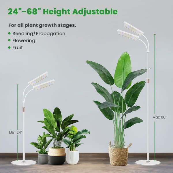 BeamBox 24-68 in. Adjustable Full Spectrum LED Grow Light with