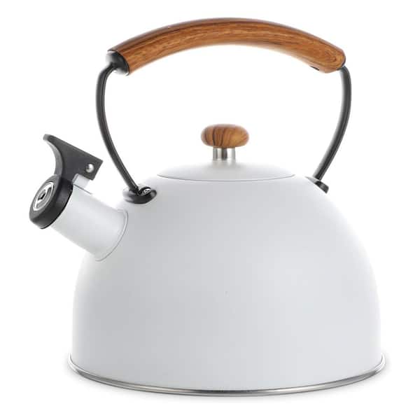 12.5-Cup Matte Induction Stovetop Whistling Tea Kettle