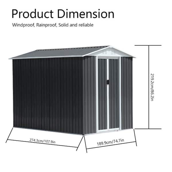 GrapeSEED unit36〜40 Amazon.com : Greesum Metal Outdoor Storage Shed 6FT x 4FT