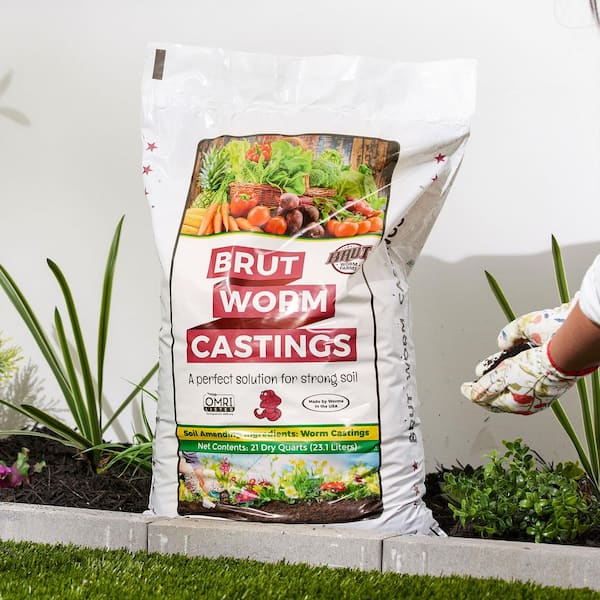Organic Worm Castings Soil Builder, 30 lbs. Bag (8-Pack)