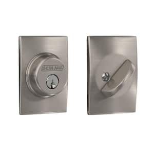 B60 Series Century Satin Nickel Single Cylinder Deadbolt Certified Highest for Security and Durability