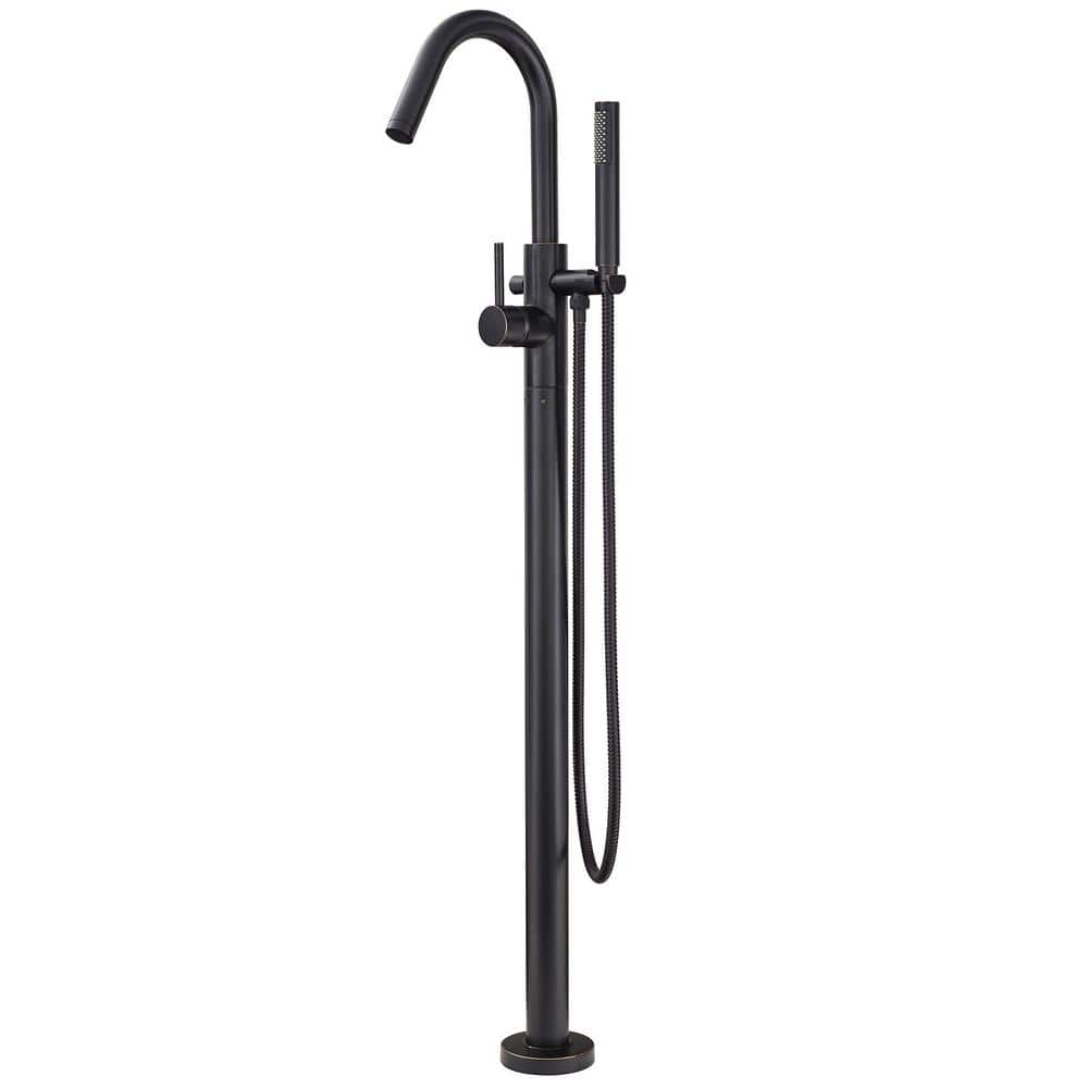Modern Single-Handle Free Standing Tub Filler in Tuscan Bronze (Valve Not Included) price history on PriceWatchPro