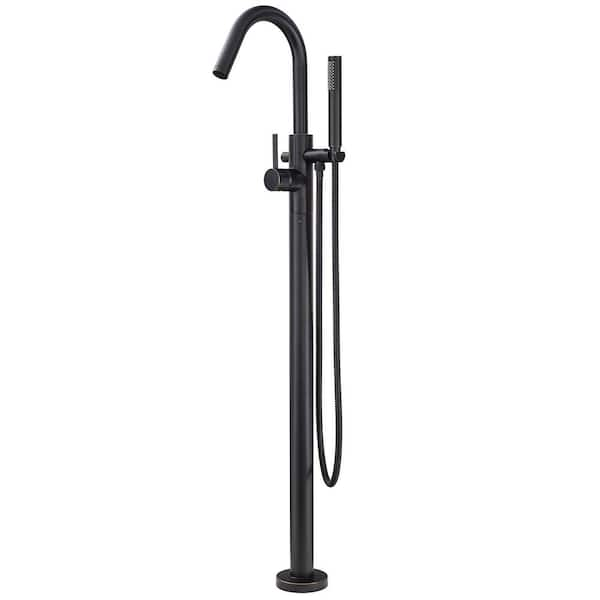 Pfister Modern Single-Handle Free Standing Tub Filler in Tuscan Bronze (Valve Not Included)