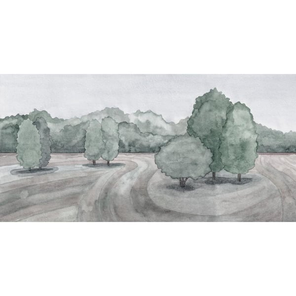 Unbranded "Unwind and Relax" by Marmont Hill Unframed Canvas Nature Art Print 12 in. x 24 in.