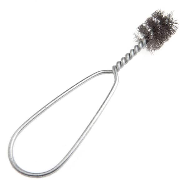 Forney 6-1/2 in. x 3/4 in. Wire Fitting Brush with Loop Handle