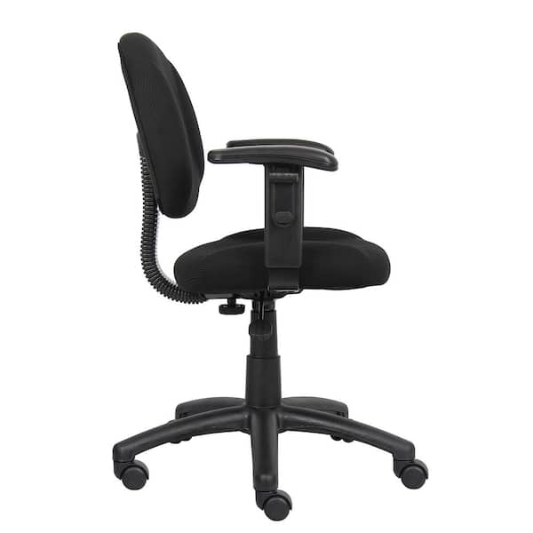 Boss Deluxe Posture Chair w/ Adjustable Arms - B316, Office Task Chairs