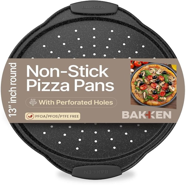 BakkenMaster Pizza Pan with Holes BAKPIZ19W - The Home Depot
