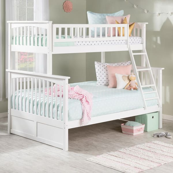 Columbia Bunk Bed Twin over Full in White