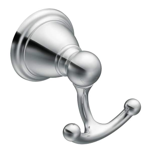 MOEN Brantford Double Robe Hook in Chrome YB2203CH - The Home Depot
