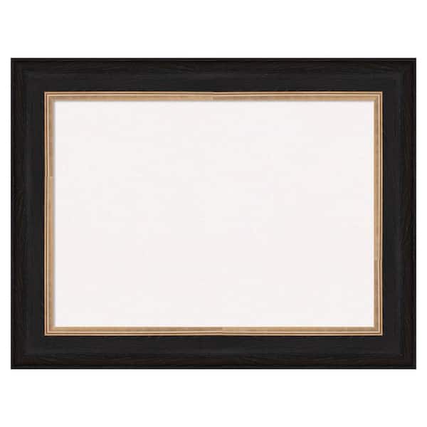 Amanti Art Vogue Black White Corkboard 35 in. x 27 in. Bulletin Board Memo Board