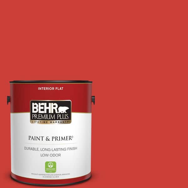 BEHR PREMIUM PLUS 1 gal. #P170-7 100 MPH Flat Low Odor Interior Paint & Primer