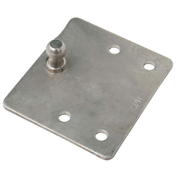 Taylor Stainless Gas Lift Hardware, Flat Mounting Bracket With Ball Stud, (2-Piece)