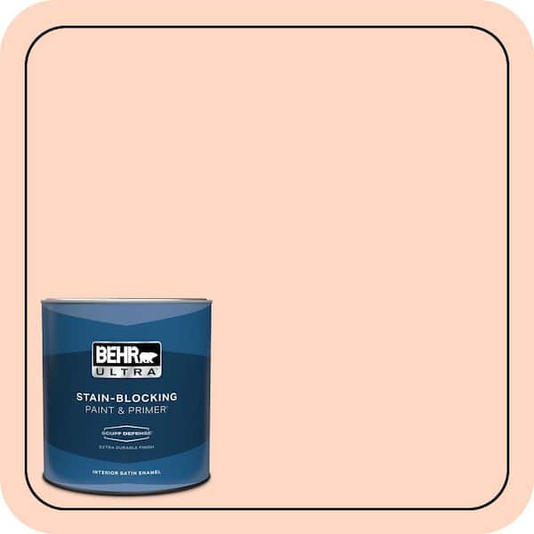 BEHR ULTRA 1 qt. #220A-2 Friendship Extra Durable Satin Enamel Interior Paint & Primer